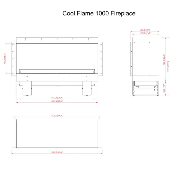 Cool Flame 1000 Linkshoekig