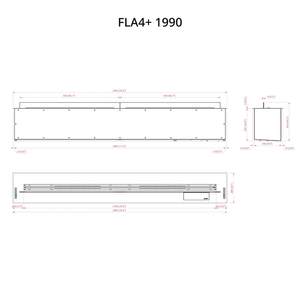 FLA4+ 1990 - Automatische bio-ethanol brander