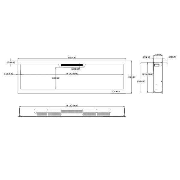 Aflamo Elite 153 cm Elektrische Haard