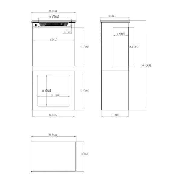 Tower + Stand - Zwart