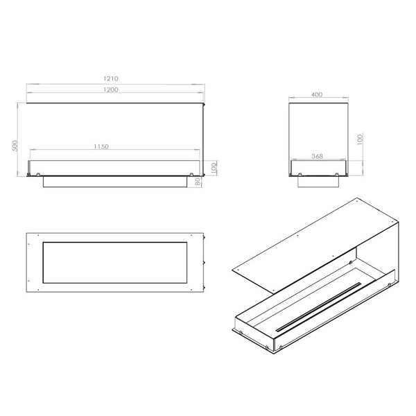 Foco Room divider 1200