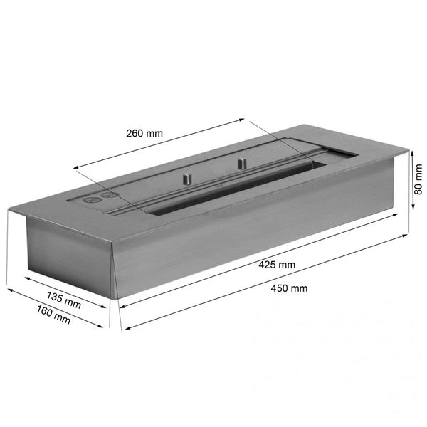 Superieure brander voor buiten - 2,5 liter - 45 cm