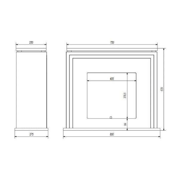Colyton traditionele bio-ethanol haard