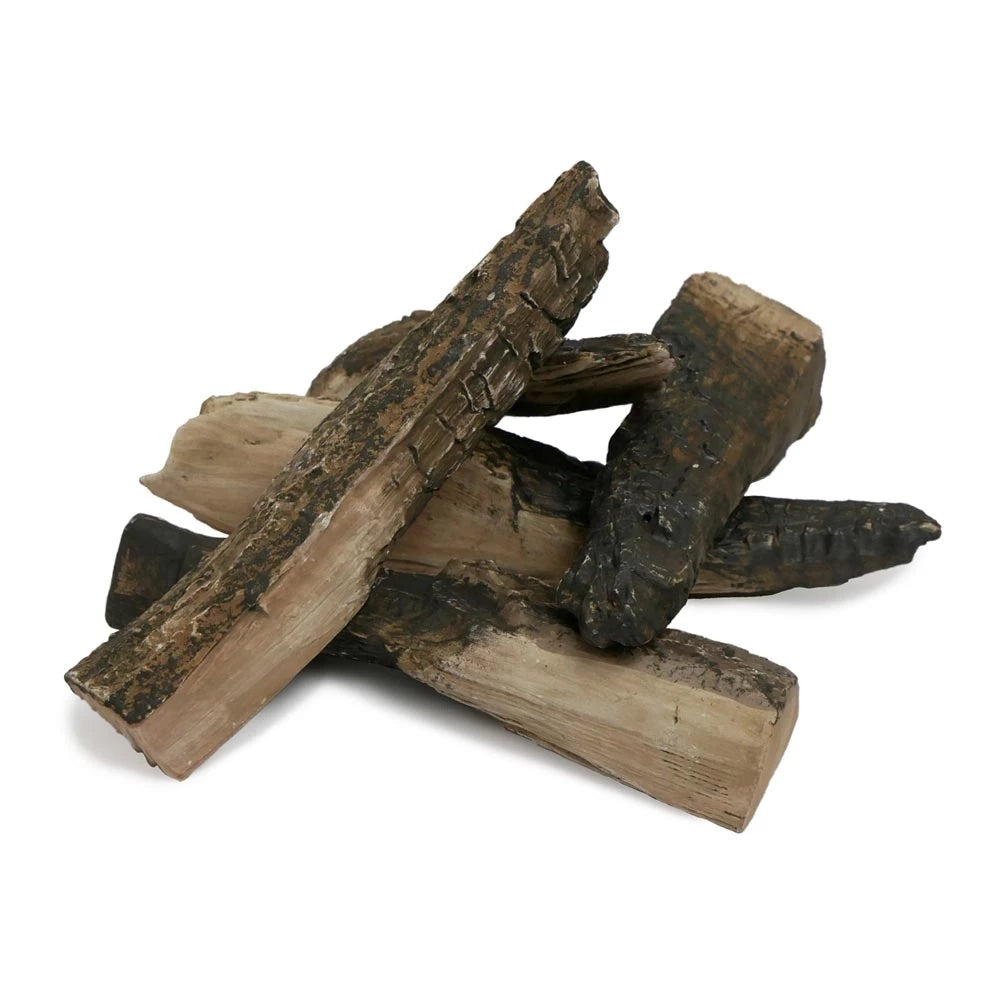 décoration en bois céramique pour cheminées au bioéthanol
