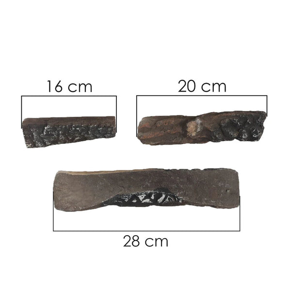Keramisch hout - 8 stuks