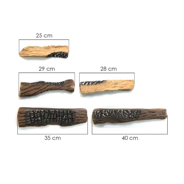 Keramisch hout - 5 stuks