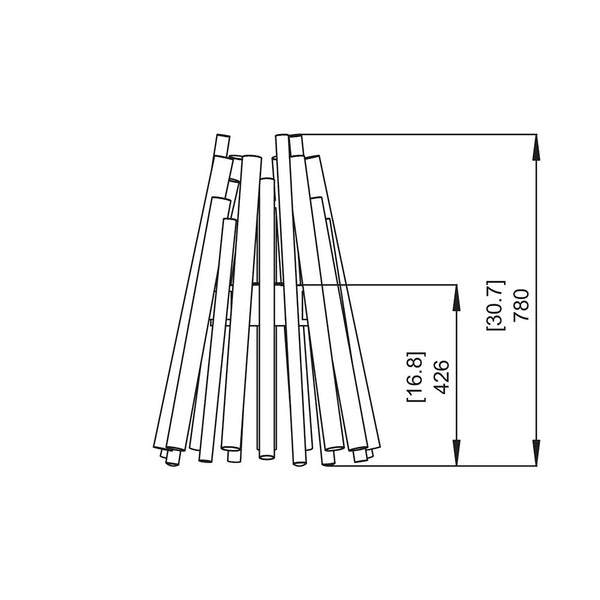 Stix - RVS Buiten Bio-ethanol Haard
