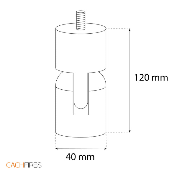 Support plafond pour plafond incliné - Acier