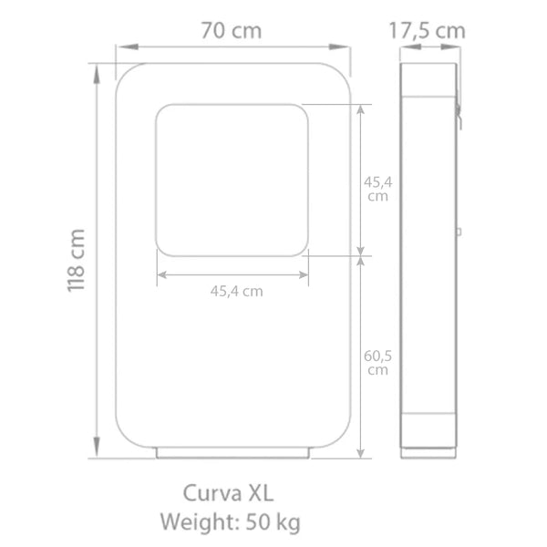 Safretti Curva XL - Zwart