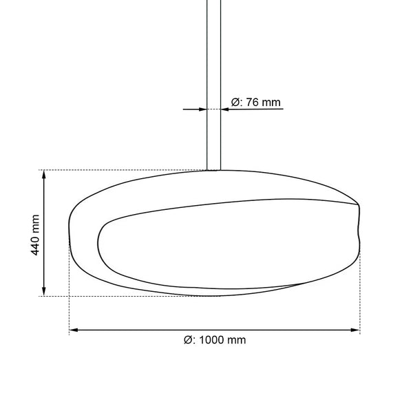 Gigas-100 plafond inbouw bio-ethanol haard