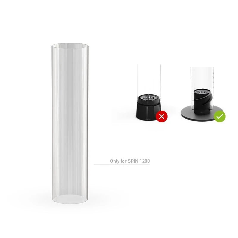 Cylindre en verre Spin 1200