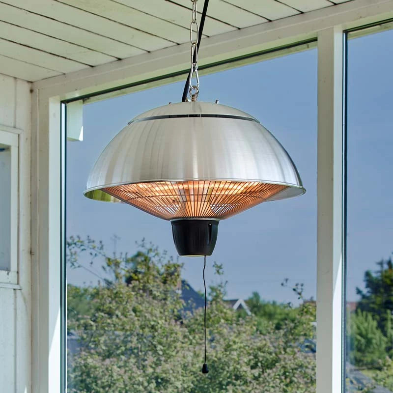 Chauffe-terrasse suspendu 600-1500W -  Ø42 cm