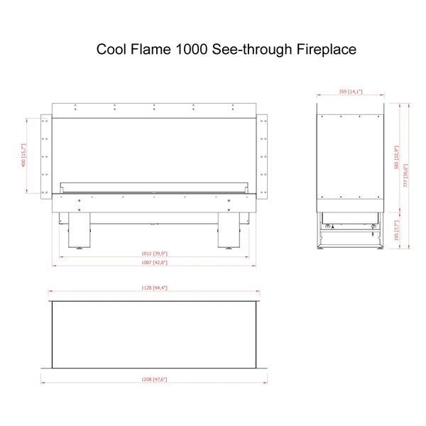 Cool Flame 1000 Room-divider
