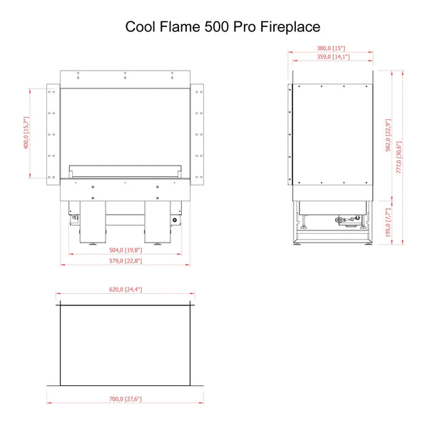 Cool Flame 500 Eenzijdig