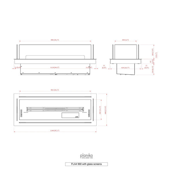 Ingebouwd profiel 990 - FLA4/FLA4+