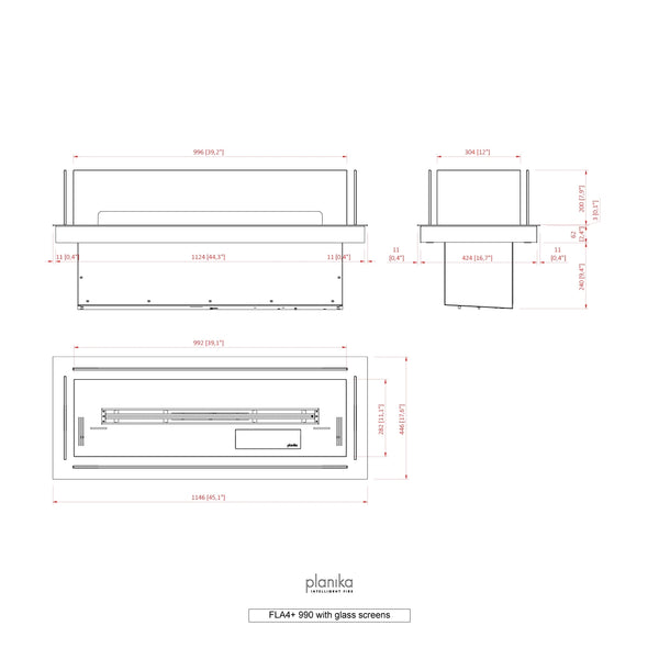 Ingebouwd profiel 990 - FLA4/FLA4+