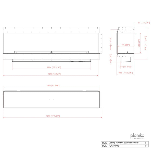 Forma 2300 Left Corner