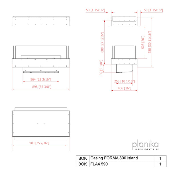 Forma 800 Island