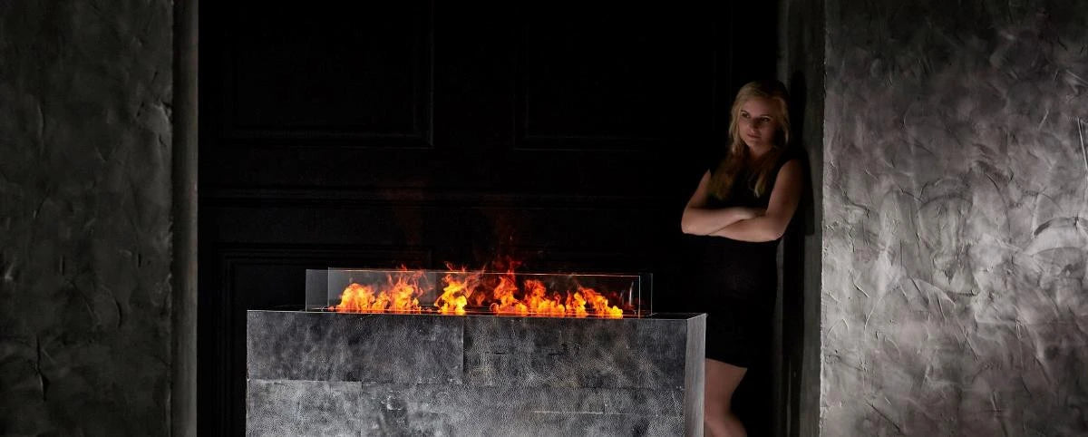 Safretti Mistero 500 water vapour fireplace burner with remote control