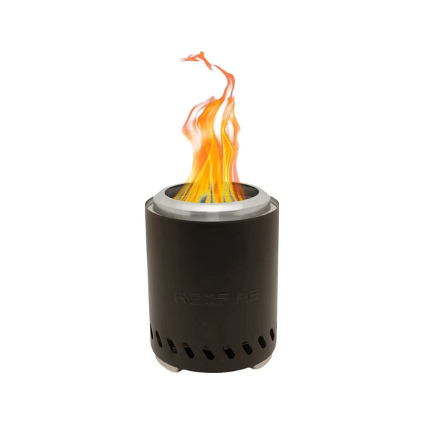 Brasero de table Volcano Medium – acier inoxydable noir