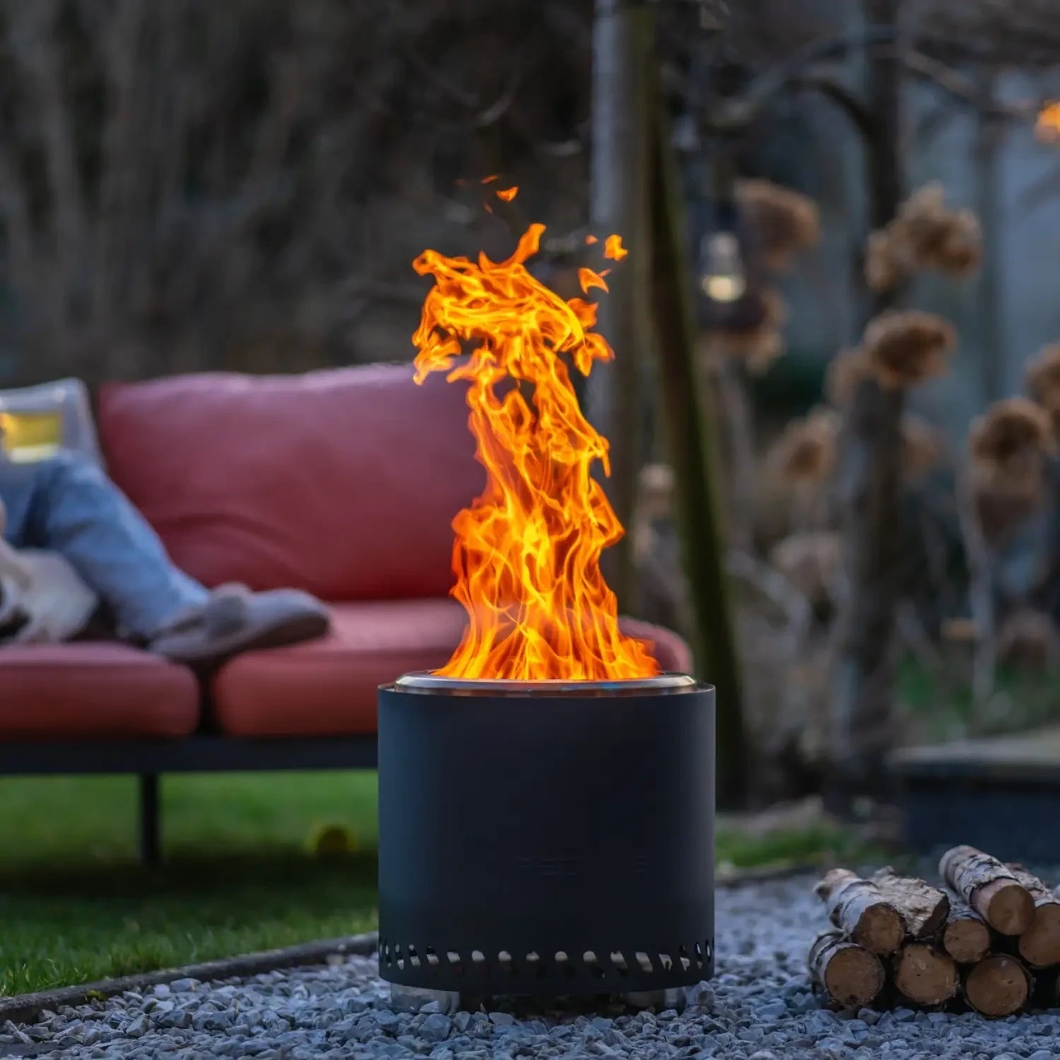 Volcano Pellet Vuurkorf Large – Mat Zwart