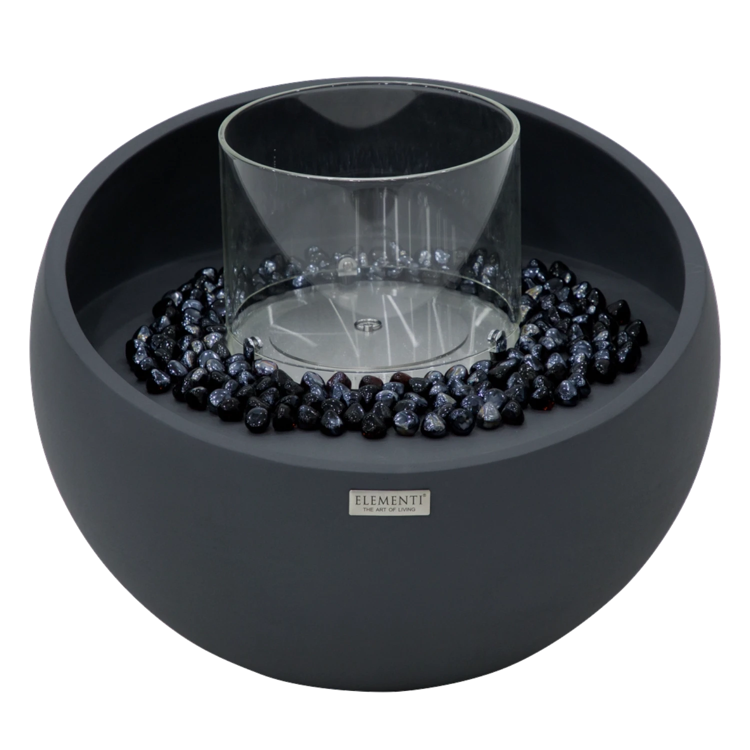 FIRENZE Brasero bioéthanol – Noir ardoise