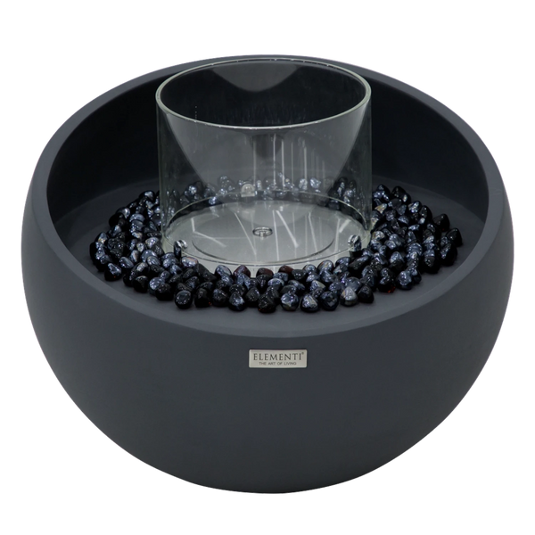 FIRENZE Brasero bioéthanol – Noir ardoise