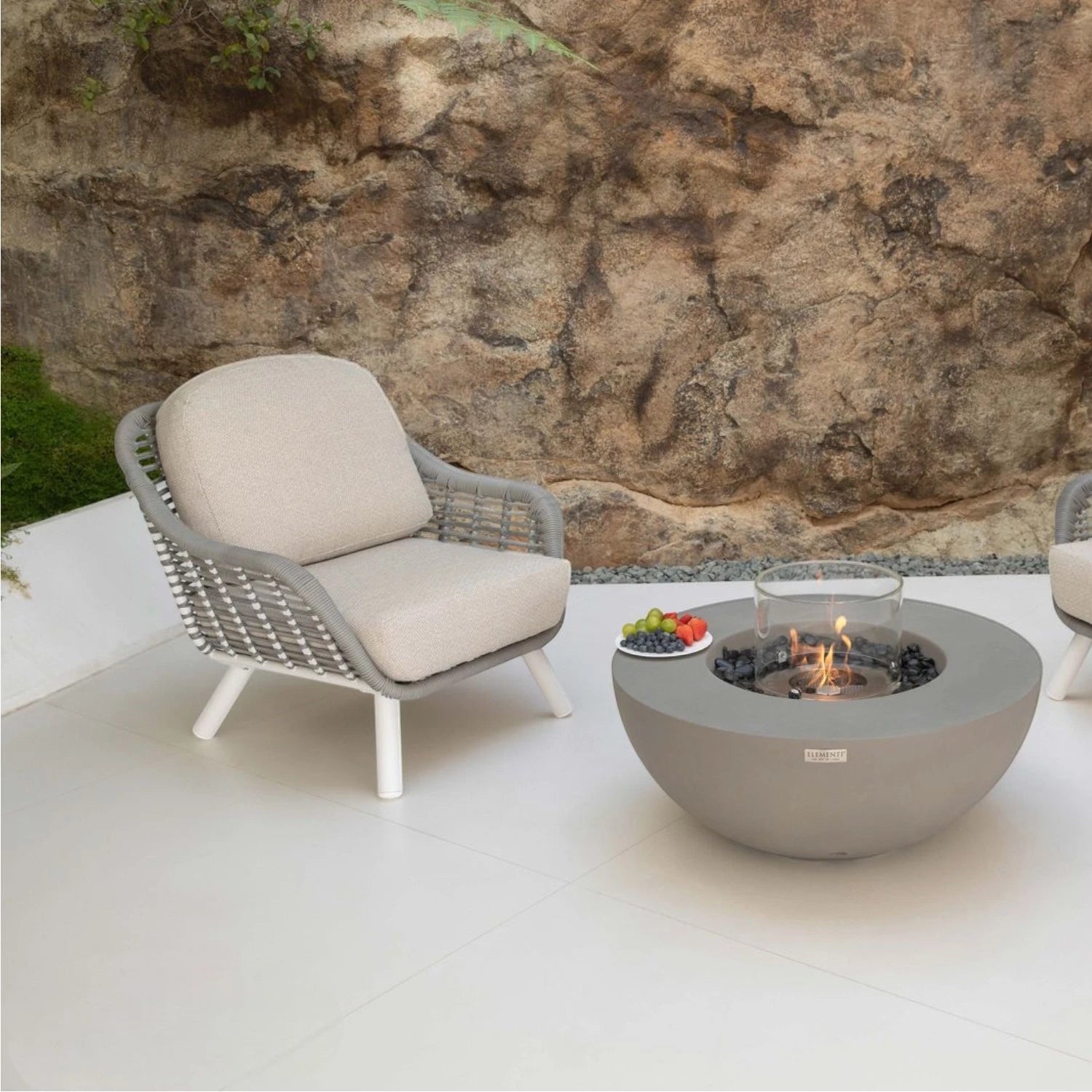 ROCA bio-ethanol vuurtafel – Space Grey