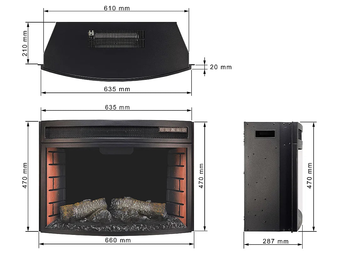 ArtiFlame AF25 Panorama