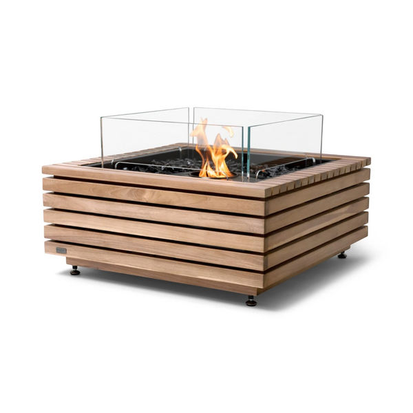 Base 30 - Teak Bio-ethanol Vuurtafel