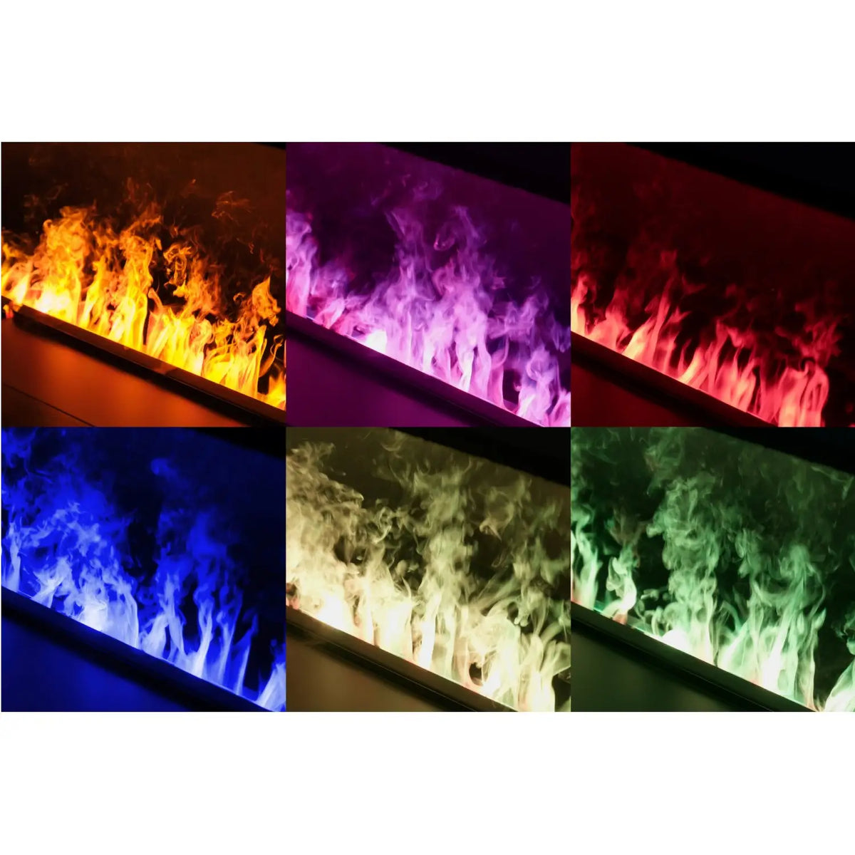 Triton 1500 - Cheminée à vapeur d'eau multicolore