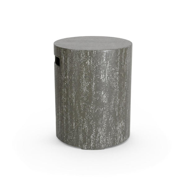 Enclosure Round Dark Travertine – Gasfles Omkasting