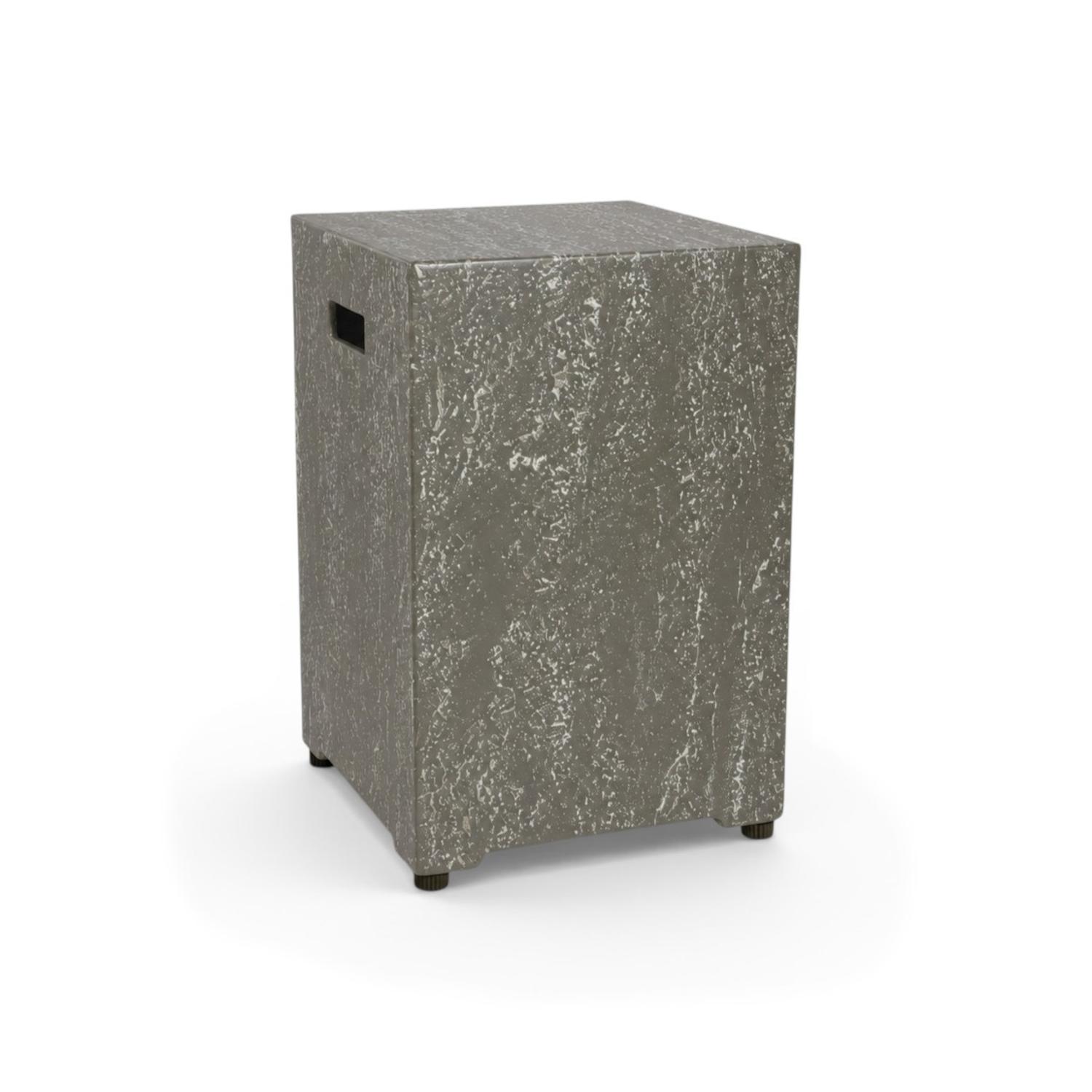Enclosure Square Dark Travertine – Gasfles Omkasting