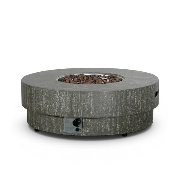 Estate Round 105 Dark Travertine – Ronde Gashaardtafel