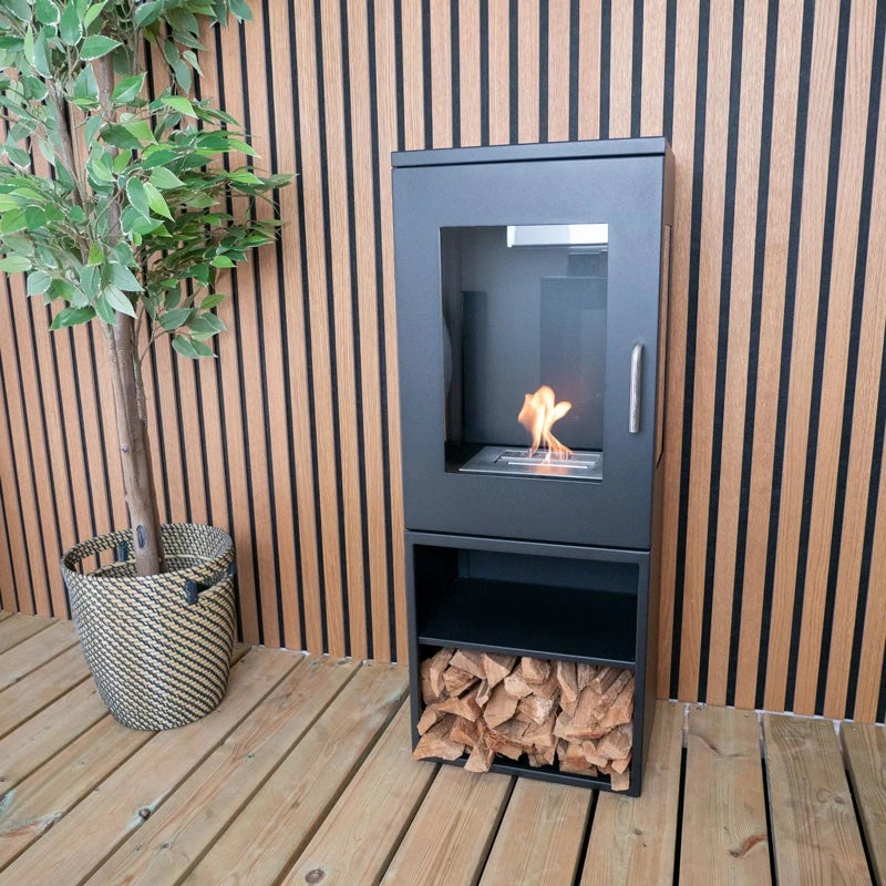 Cheyenne bio-ethanol haard  - Zwart