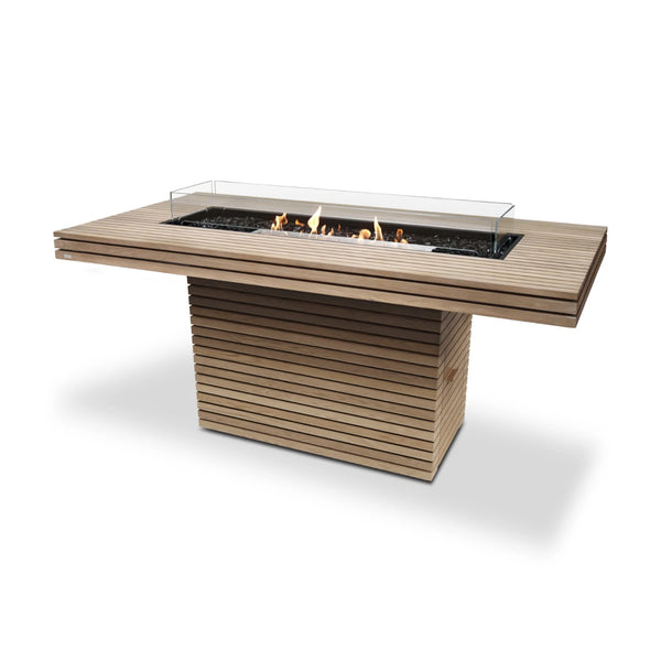 Gin 90 Bar - Teak Bio-ethanol Vuurtafel