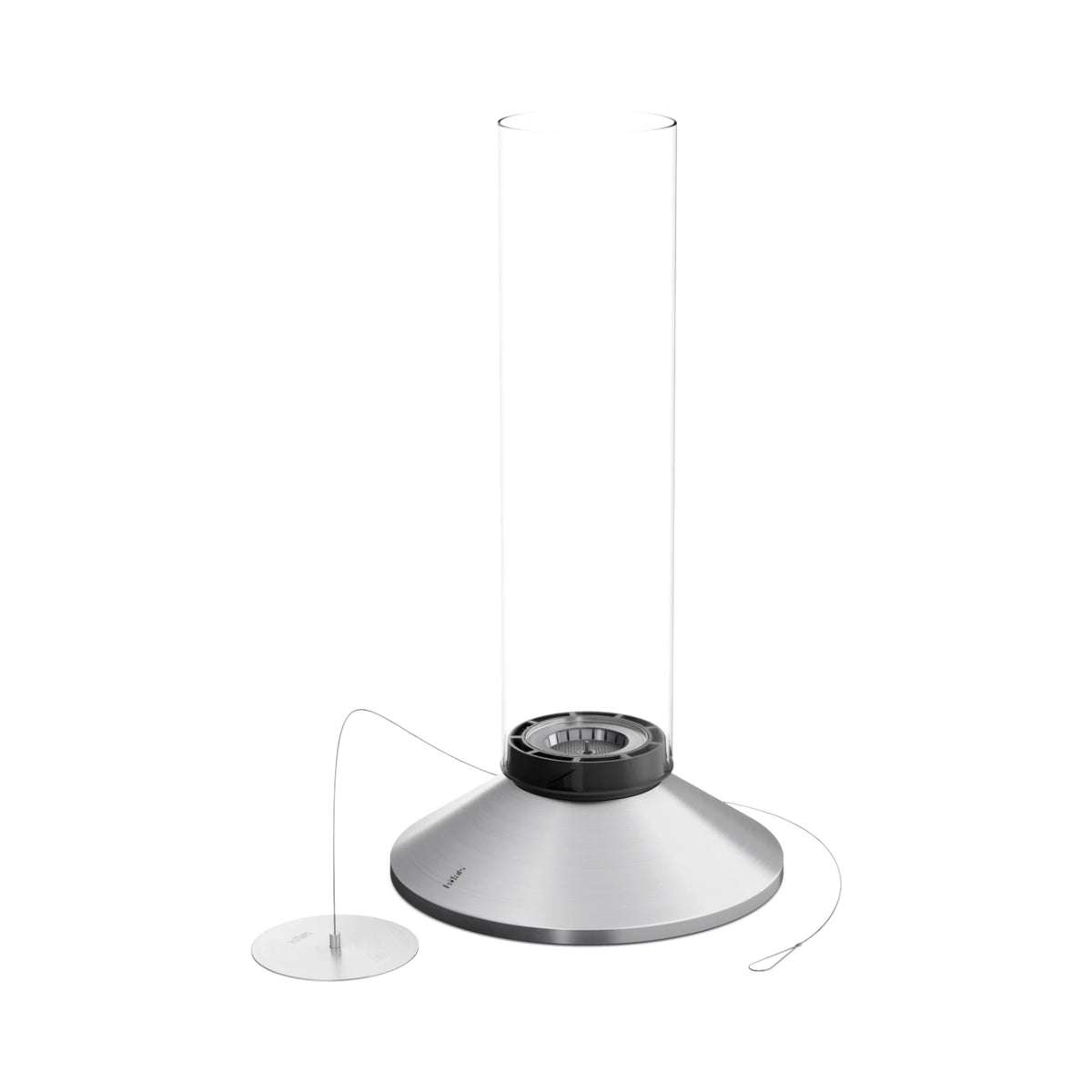 Cheminée de table SPIN X 900 - Argenté