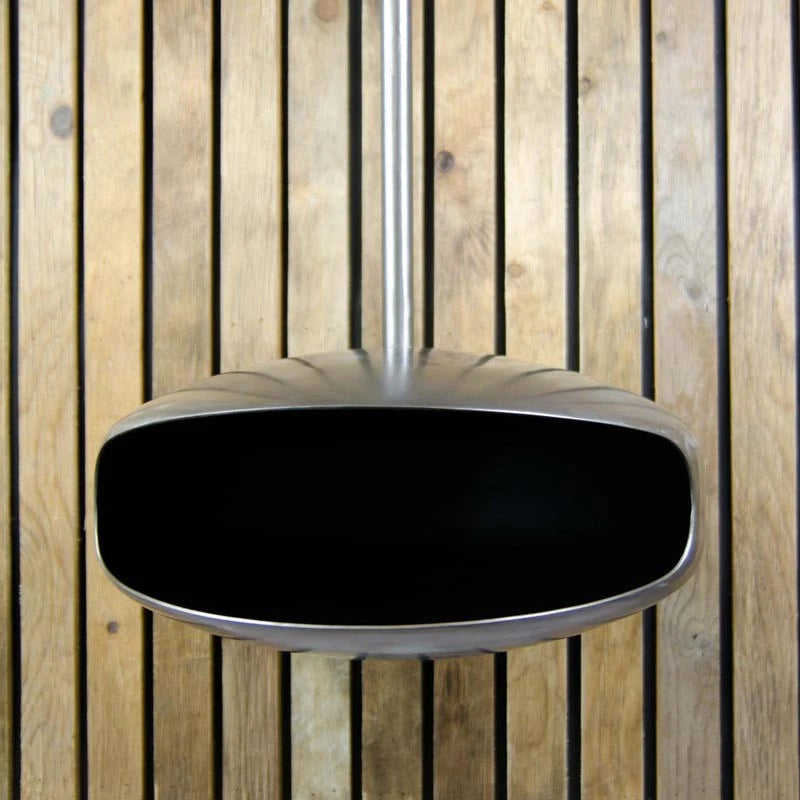 Hein and Haugaard UFO-50 Round, high-flame bio fireplace in steel