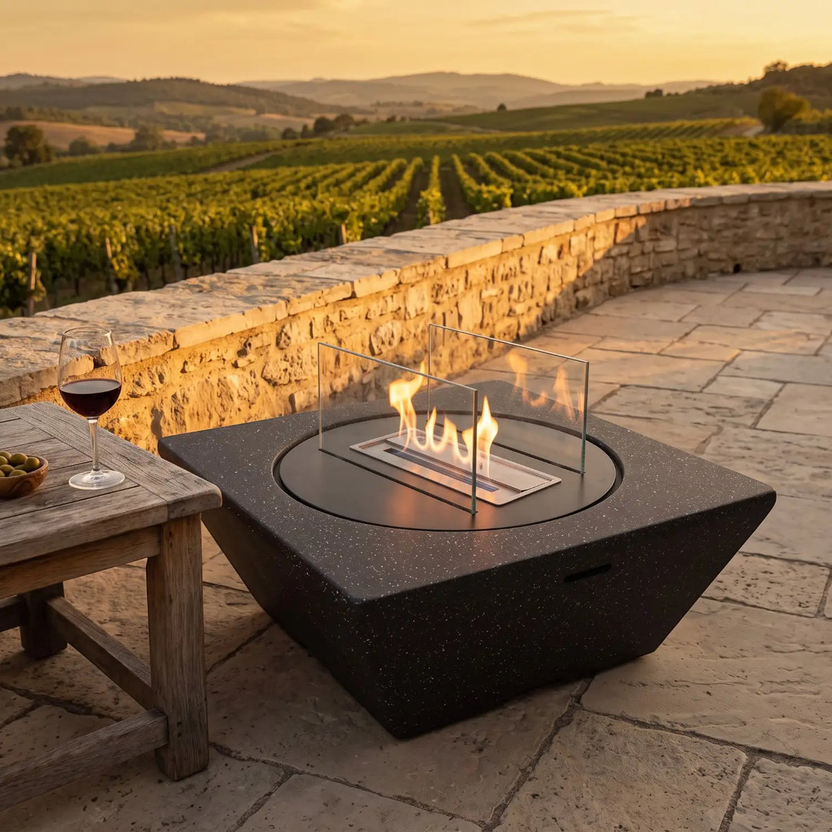 EMBER - Granietzwart - Outdoor bio-ethanol haard