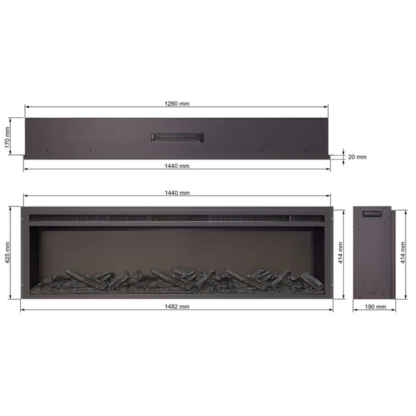 ArtiFlame AF58 Veelkleurig