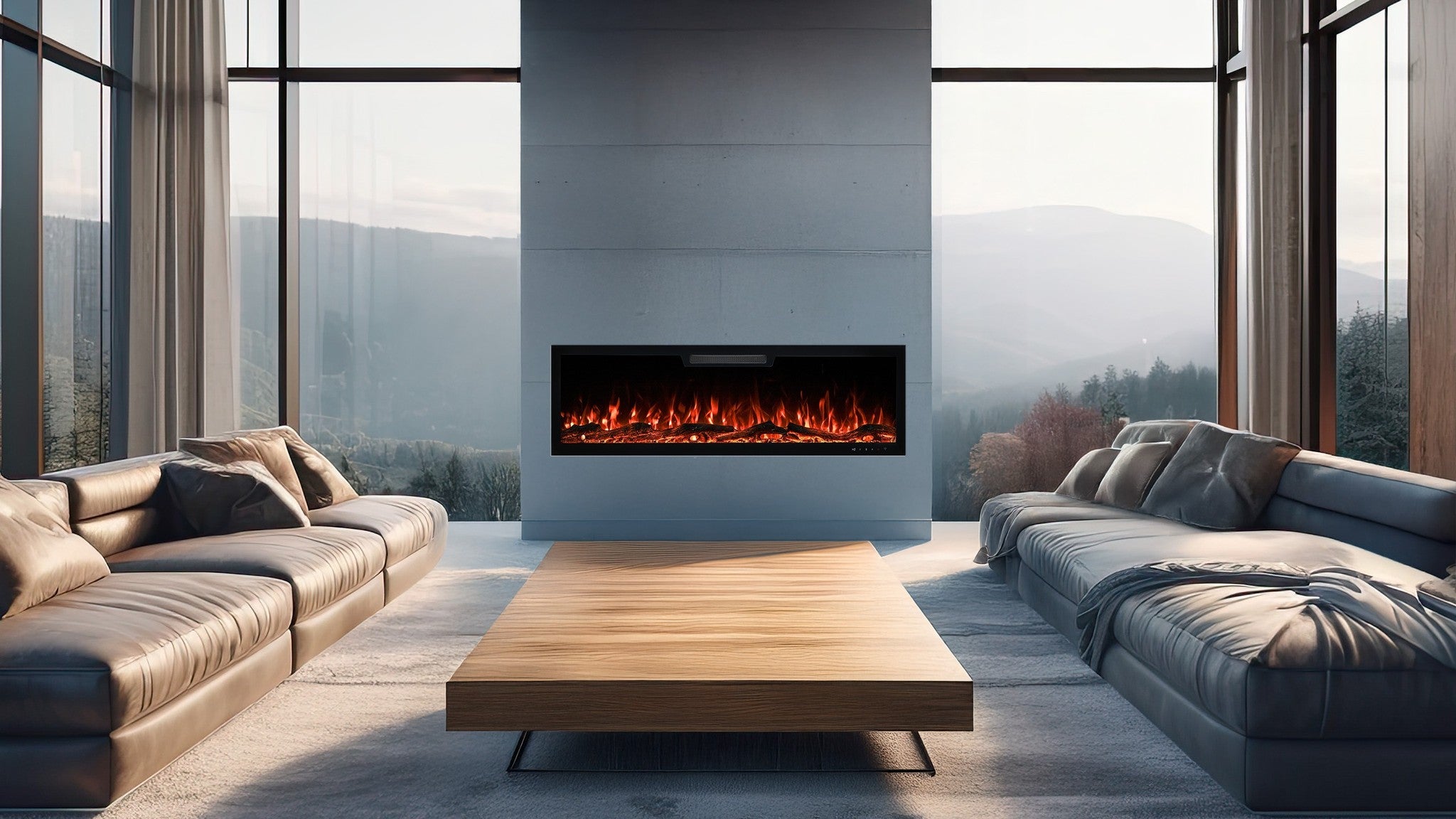 Aflamo Elite 153 cm Elektrische Haard