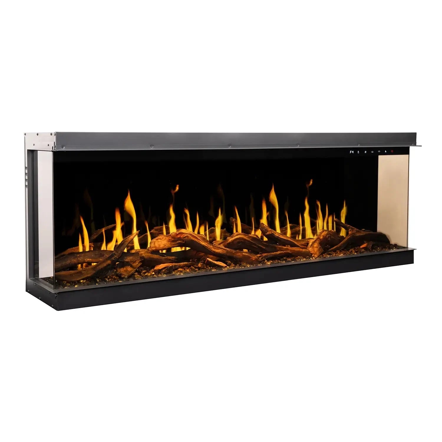 Aflamo Cheminée Électrique Or 152 cm