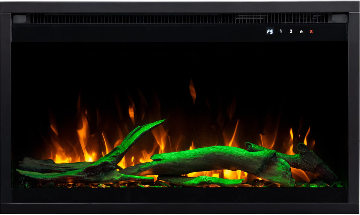 Insert de cheminée électrique 3D Aflamo 35" (90 cm)