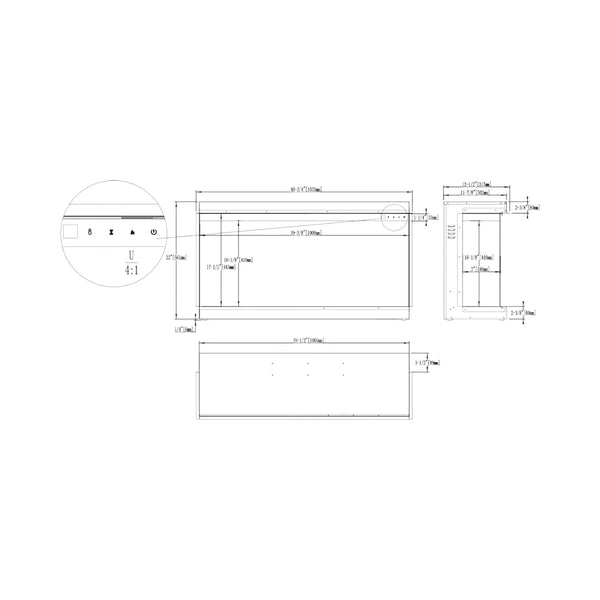 Aflamo Superb 40 Elektrische Haard