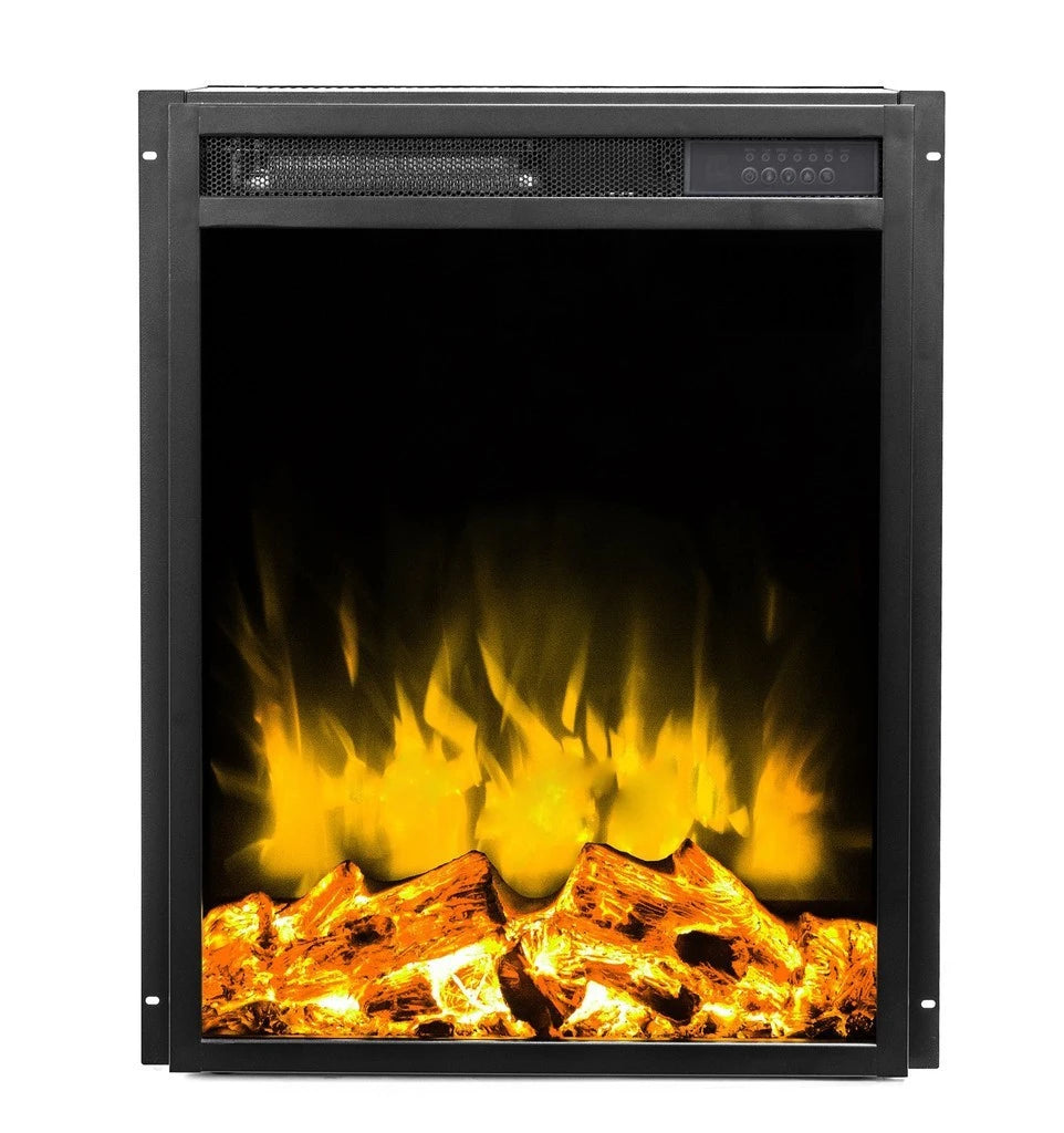 LED Classic Built-in Electric Fireplace - 45 cm