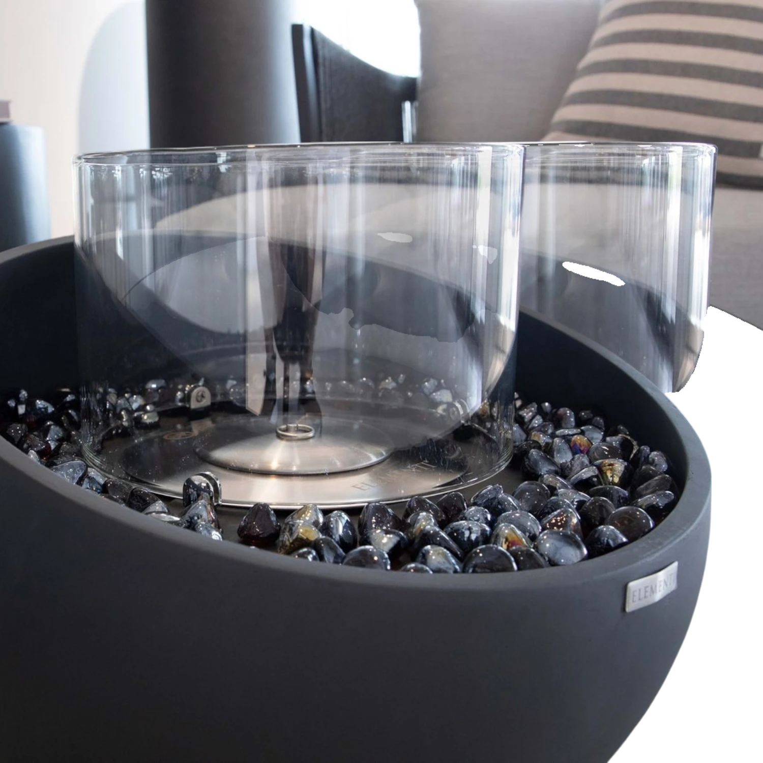 FIRENZE Bio-ethanol Kom S – Leisteenzwart