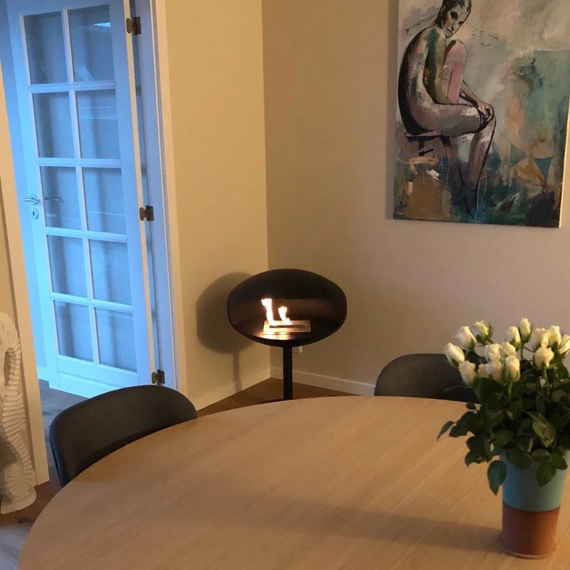 Cocoon Piédestal - noir avec base noire