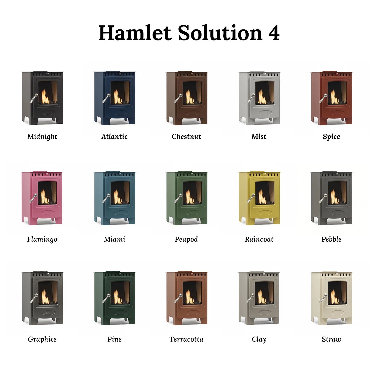 Hamlet Solution 4 Atlantic Blue – Vrijstaande bio-ethanol haard
