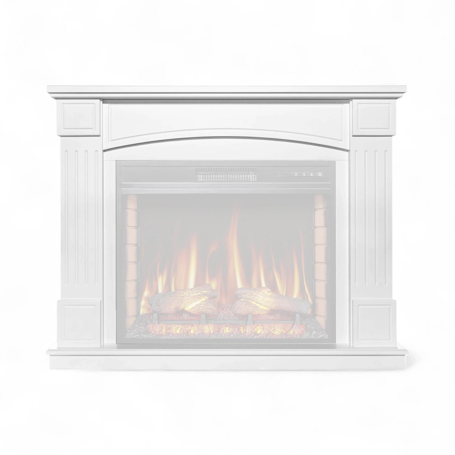 Boston White Fireplace Mantel – Frame Only