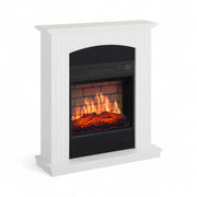 Collins AF18B Elektrische Haard – Witte Schouw met 18" Inzetstuk